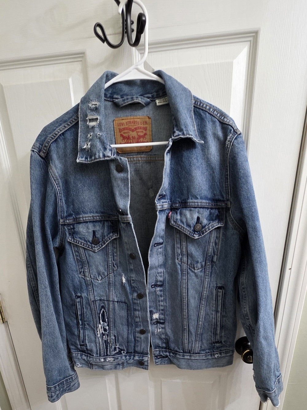 Levi's Distressed Classic Blue Denim Jacket